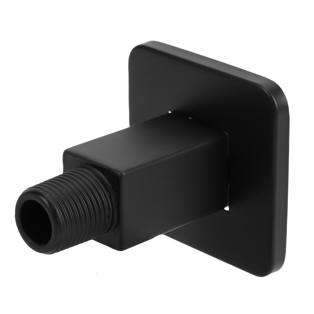 Straight Shower Arm 8.5cm Black Stainless Steel Ceiling Mount   Shower Extender for Shower Head