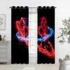 Children's Favorite Games Electronic Controller Curtains, 2 Panel Game Handle Curtains, Bedroom Decor, Boys and Girls Room