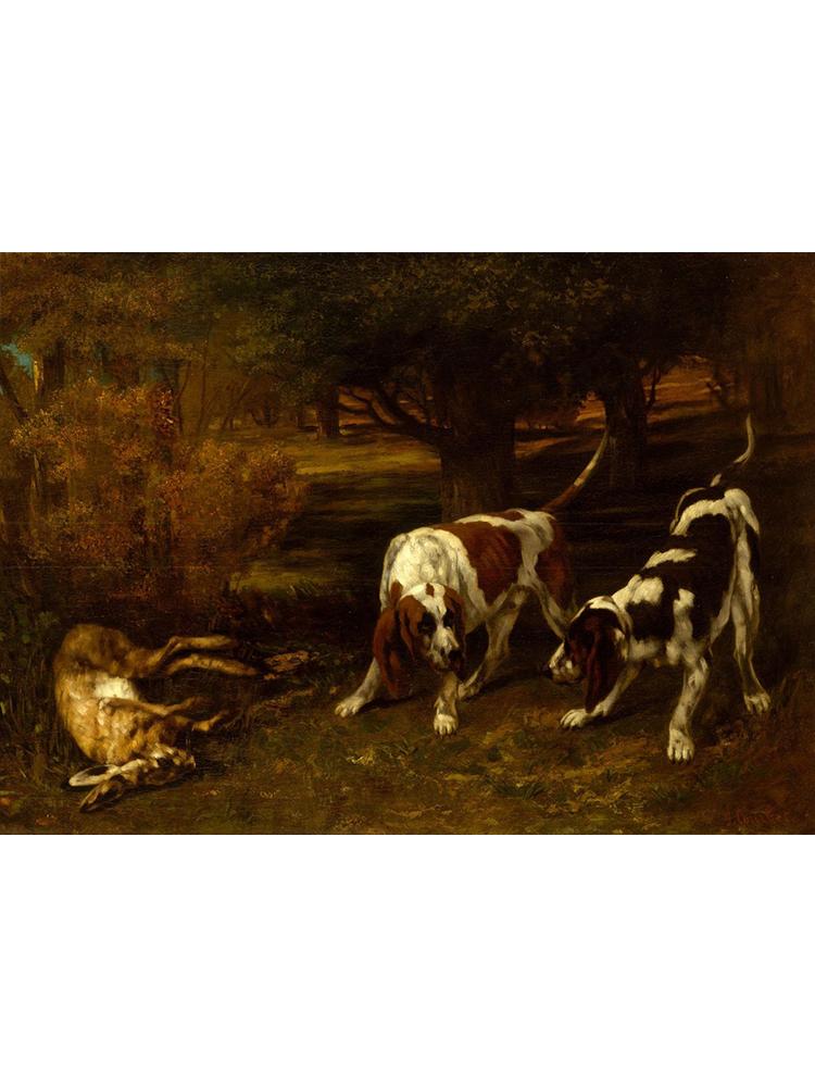 Realism Famous Artist Gustave Courbet River Rocks Forest Landscape Poster Canvas Painting Wall Art for Living Room Home Decor