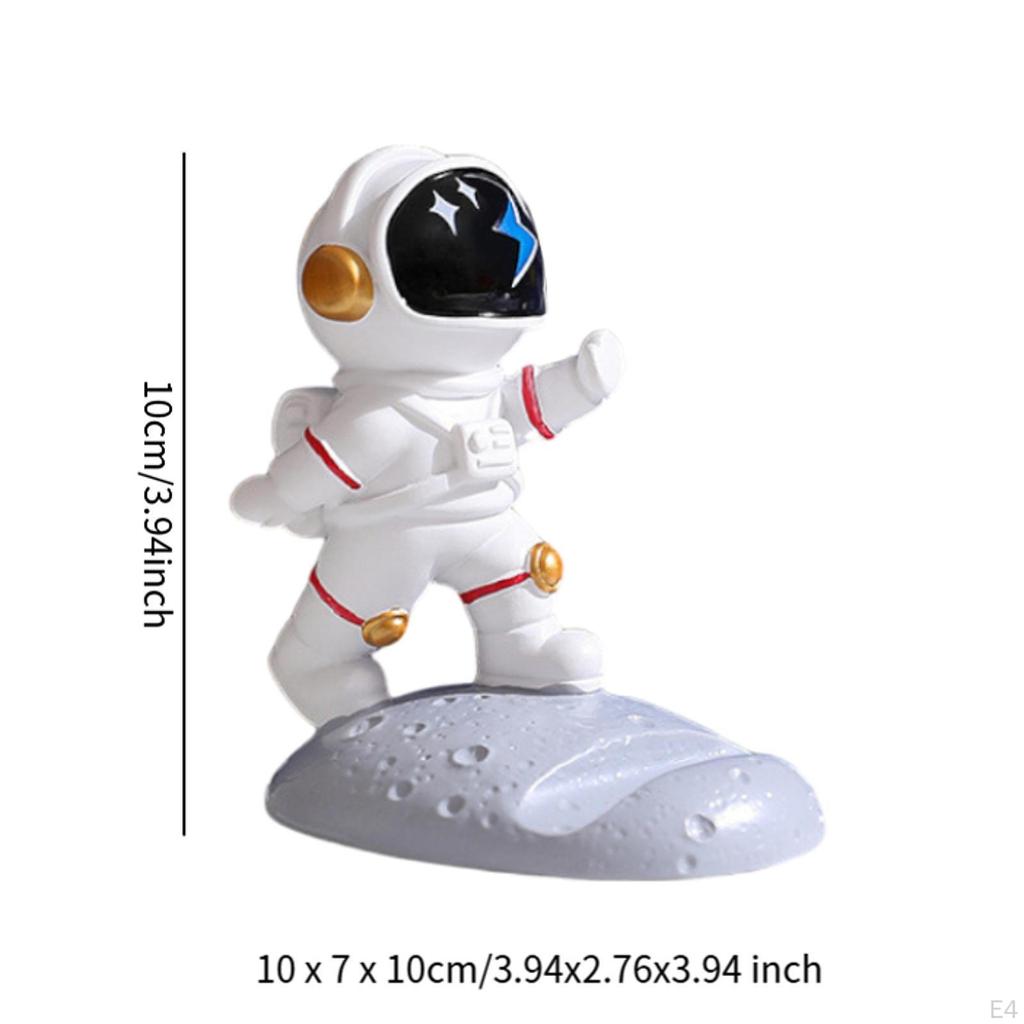 Подставка для телефона в виде астронавта, подарок на день рождения, поделки из смолы, прекрасная статуэтка, стол