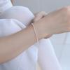 925 Sterling Silver Fashion Simple Elegant Twisted Chain Bracelets Jewelry For Woman Wave Anklet Gifts