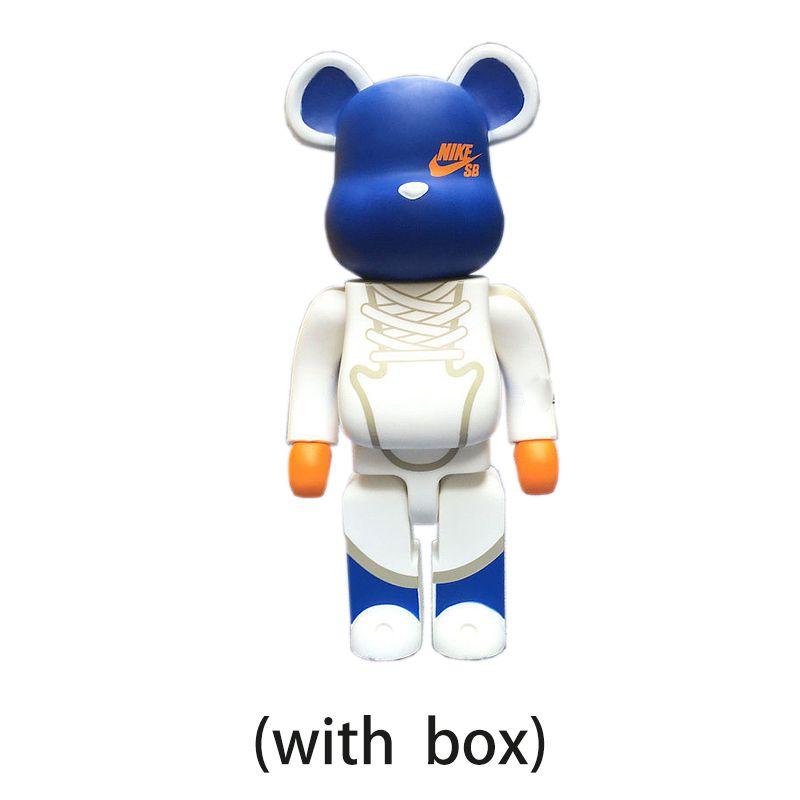 Трендовая фигурка Bearbrick 400% Peko Железный Человек для уникальной коллекции