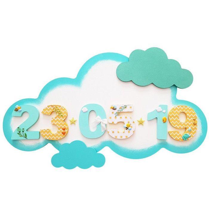 Number 3 In MDF Wood To Decorate - 8 Cm