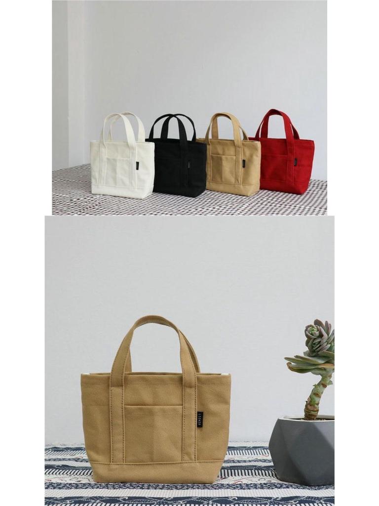 Холщовая литературная сумка-тоут - Новая японская и корейская стильная женская сумочка, Милый и повседневный держатель для мобильного телефона.