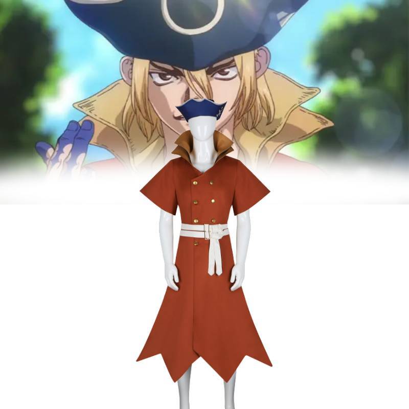 Костюм для косплея Нанами Рюсуи из Dr. Stone из смесовой хлопковой ткани для Хэллоуина и театральных представлений
