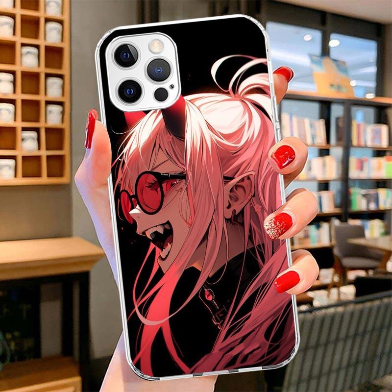 C-Chainsaw Mans Power Cover Phone Case For iPhone 16 17 Air 15 14 Pro Max 16E Phone Case 13 Mini 12 11 7 SE 8 Print Pattern Fit