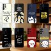 Не трогай мой телефон Чехол для телефона для Samsung S25,24,23,22,30,21,10,9,Ultra,Plus,Lite Мягкий черный чехол