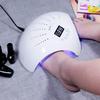 2-In-1 Fungal Nail Laser Device Repair Fast Toe Nail Fungus Onychomycosis Removes 48W Led UV Gel Polish Drying Lamp Machine US
