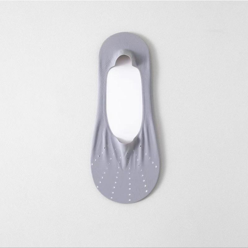 Женские носки Ice Silk Mesh Invisible Boat Socks, дышащие, нескользящие, ультратонкие, на высоком каблуке