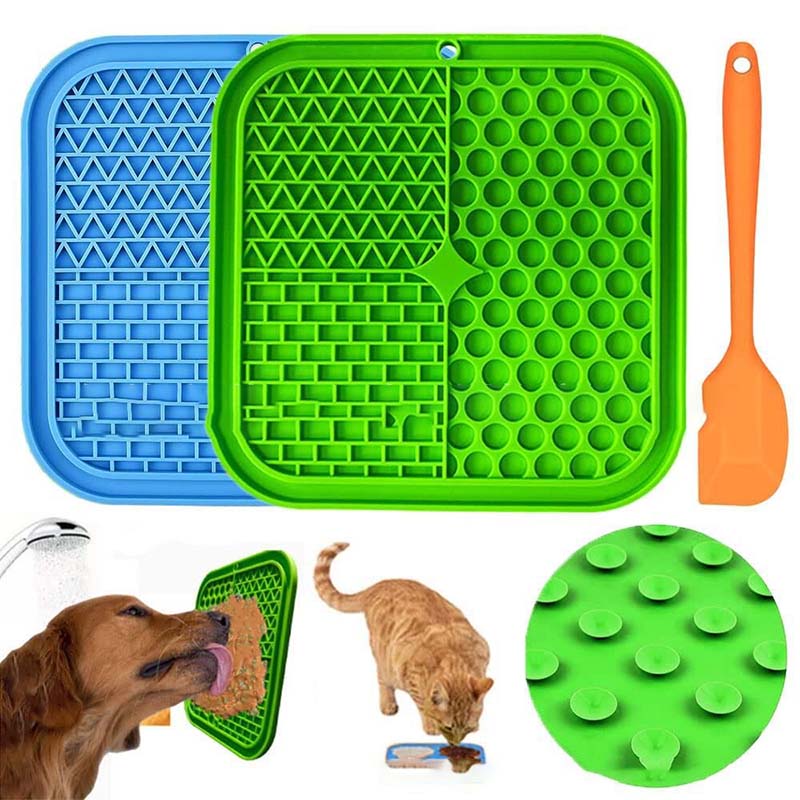Силиконовый коврик для домашних животных, собак, кошек, миски для медленной еды с присоской, силиконовая подушечка для лизания собак, медленные кормушки для собак, раздача лакомств, товары для домашних животных