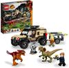 LEGO Jurassic World 76951 Транспорт пирораптора и дилофозавра