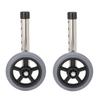 2pcs Walker Wheels Universal Walker Wheels Replacement 6 Adjustable Height Rollator Wheels
