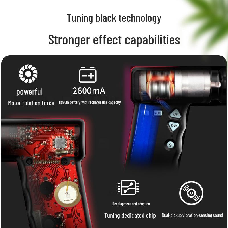 Boreyke T2 Electric String Winder & Tuner for Guitar/Ukulele