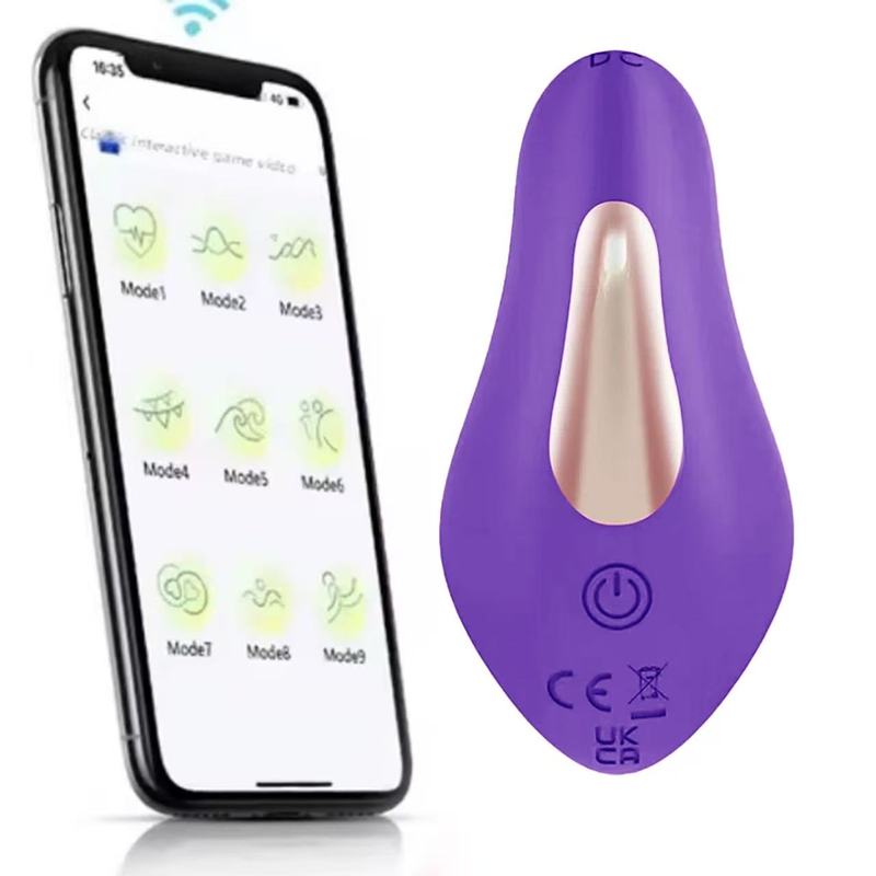 Bluetooth Mini Wearable Vibrator Female Clit Stimulator Remote Control Panties Vibrating Egg Adult Sex Toy Masturbator for Women