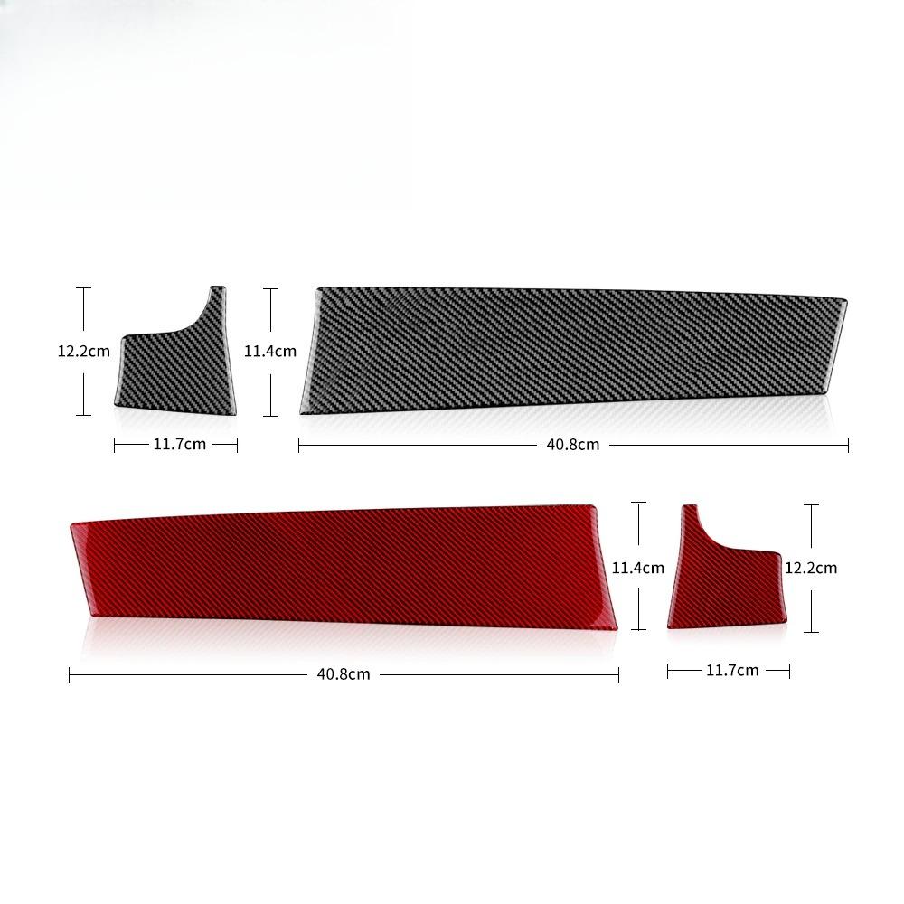 Carbon Fiber Style Interior Sticker for Porsche Panamera 2010-2016 Dashboard Panel Cover