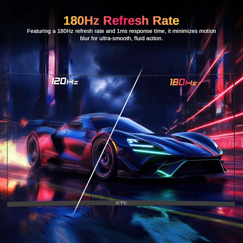 KTC Игровой монитор H27S17 27 дюймов 2560x1440 QHD 180 Гц HVA изогнутый 1500R