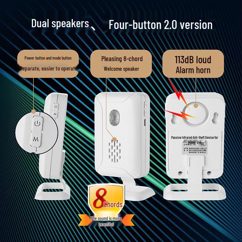 Villa Entrance Infrared Induction Doorbell - Long-Distance, Split Type