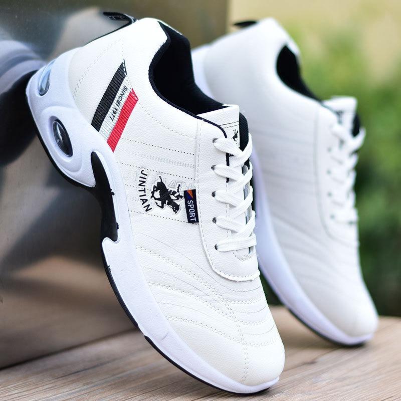 Brand Men Sneakers Air Cushion Running Shoes for Men Platform Sports Breathable Leather Shoe Vulcanized Shoes Zapatos De Hombre