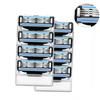 New 8 Pcs 3 Blade Men Shaving Cassettes Shaving Replaceable Razor Blades