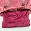 PRADA Pocono Tessuto Nylon Ribbon Hand Tote Bag One Shoulder Strap Leather Pink Silver Hardware Triangle Logo Plate