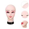 Bald Female Mannequin Head,Cosmetology Lightweight Beauty with Makeup Wig Holder Display Model