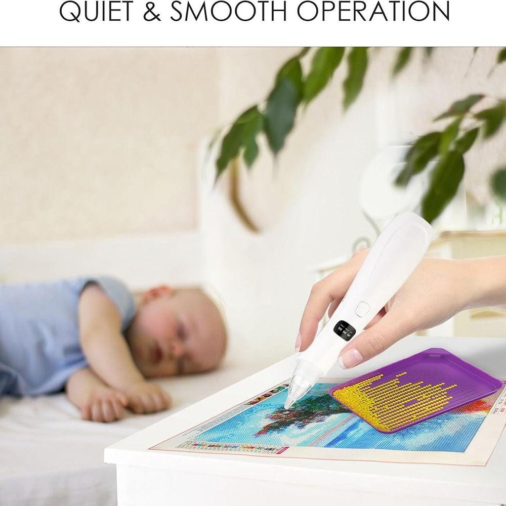 Embroidery Electric Diamond Art Painting Pen ABS Diamond Suction Tool  for Nail Art