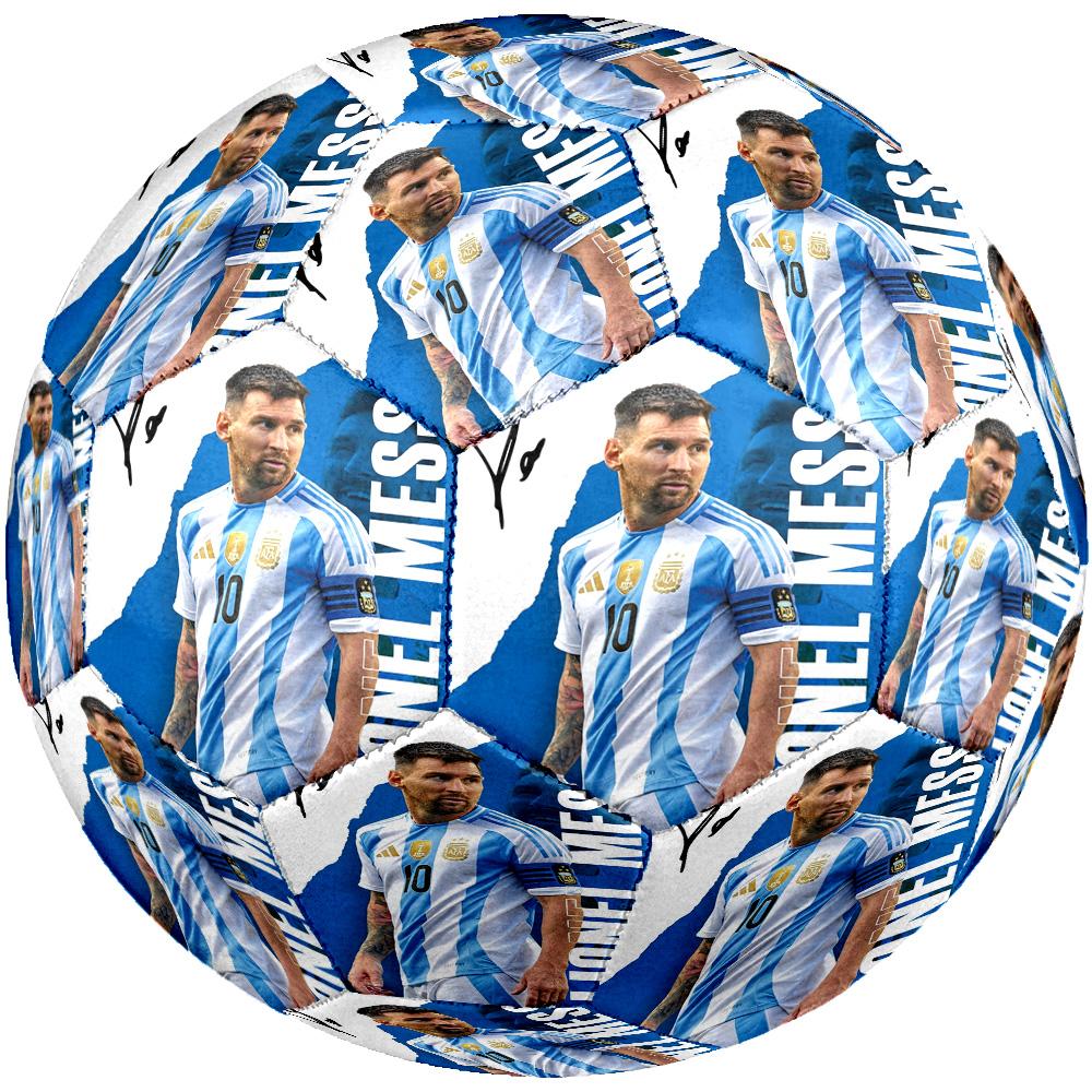 Lionel Messi World Cup Journey Soccer Ball Size 5 Football Machine Sewn Indooroutdoor Universal Football Perfect Gift For Sports Enthusiasts