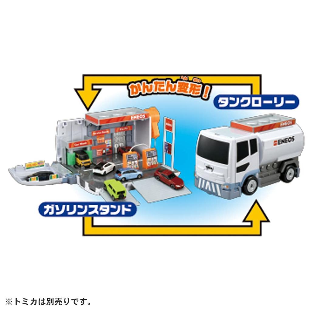TAKARA TOMY Полная трансформация работы Автозаправочная станция Мини-машинка Игрушечная машинка Унисекс От 3 лет и старше Стандарты безопасности игрушек Пройдены Сертификация ST Mark TOMICA