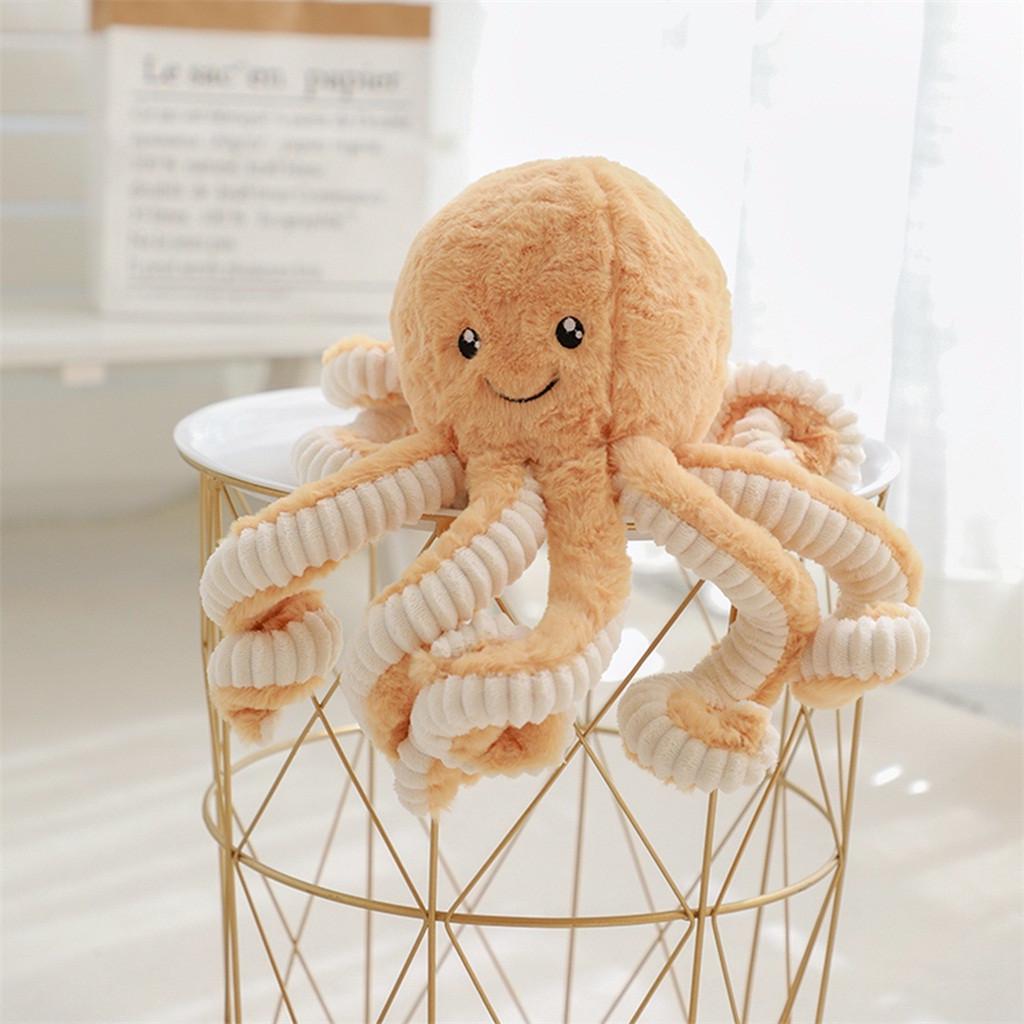 MISS Lovely Octopus Dolls Cute Soft Stuffed Plush Toy Marine Animal Birthday Gifts