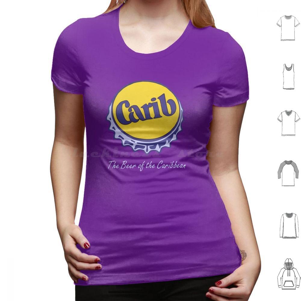 Carib Beer The Beer Of The Caribbean T Shirt Big Size 100 Cotton Beer Cerveza Lager Carib Caribbean West Indies