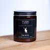 The boss - świeca sojowa zapachowa geranium cynamon goździki cytrusy - yush - 180ml