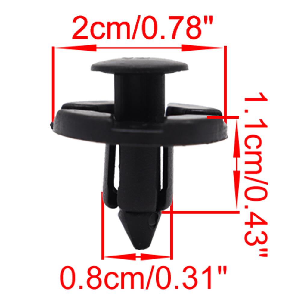 For Honda CR-V 2002 2003 2004 - 2011 2012 2006 2007 2008 Bumpers Mud Flap Guard Lining Rivet Wheel Arch Body Trim Clip Fastener