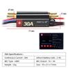 FlyColor 30A 50A 70A 90A 120A ESC для RC лодки Водонепроницаемый 2-6S Lipo Бесколлекторный регулятор скорости с картой программирования для двигателя RC лодки
