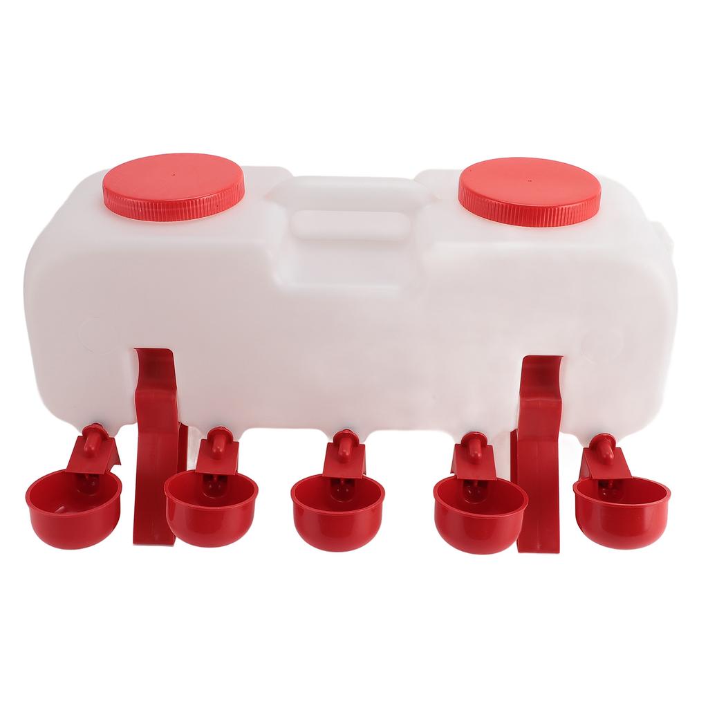 Диспенсер для поения кур 10 л полуавтоматический большой емкости закрытый кормушка для птицы с 10 Вт