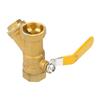 Y Type Brass Strainer Filter Ball Valve 1 BSP DN25 Female Thread for Water Gas Oil