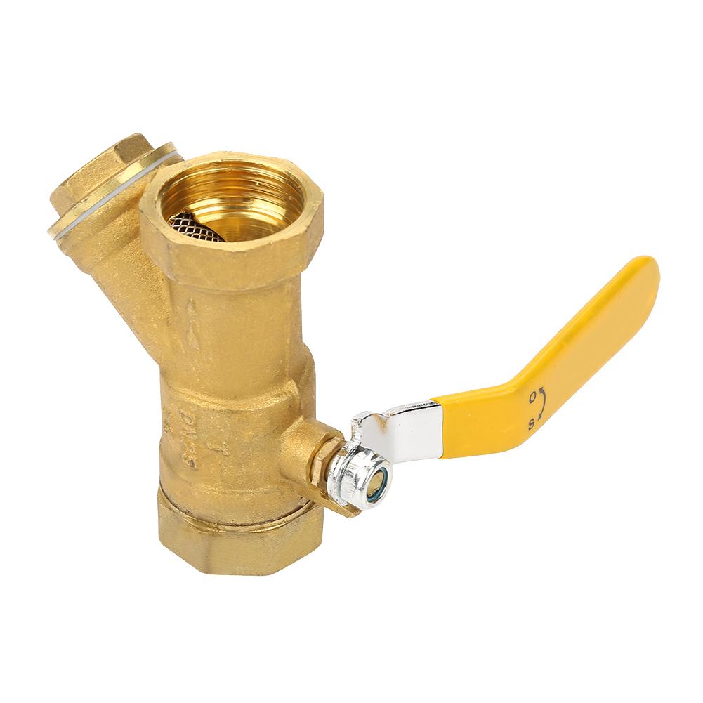 Brass Filter Valve 1 Inch DN25 Feme Filen, Quick Open and Close, for Water Gas Oil