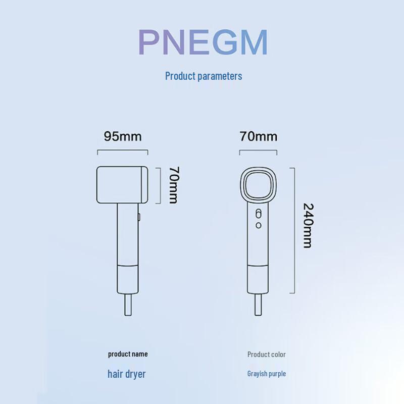 Panasonic EH-PNEGMH405 High-Speed Negative Ion Hair Dryer CN plug (adapter included)