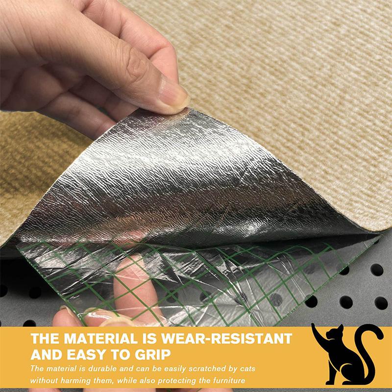 1PC Cat Scratching Mat Wall Cat Scratching Post Carpet Couch Corner Self-adhesive Sofa Anti Cat Scratch Indoor Protector