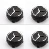 CRI1EES 4PCS 75mm NEW Car Wheel Center Hub Caps Cover Mercedes Benz B/C/E/S Class A Class C200L GLC GLK CLA W166 W163 W221