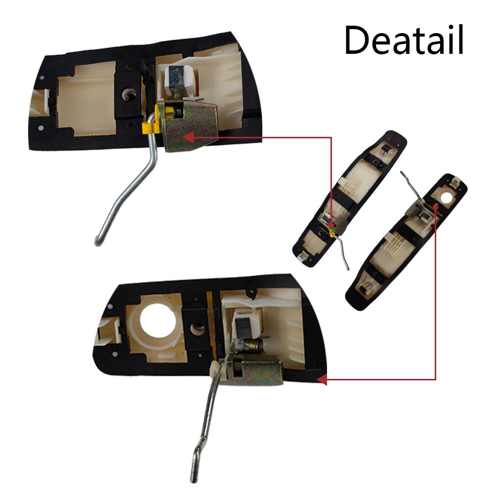 Наружная ручка белой краски, фиксатор открытой передней и задней боковой двери для Nissan Serena MK II C24