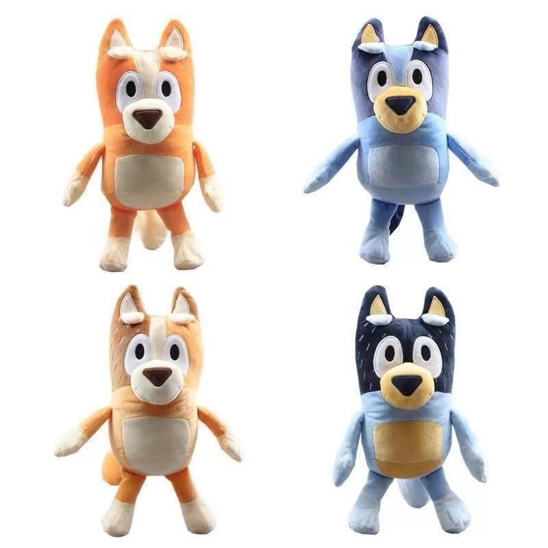 Аниме 28 см Bluey and Bingo Dog Friends, плюшевая игрушка, мягкая кукла, подарки на день рождения для детей