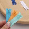 Triangle Head Mini Zipper Handmade Sewing Scrapbooking Garment Applique Doll Clothing Zippers