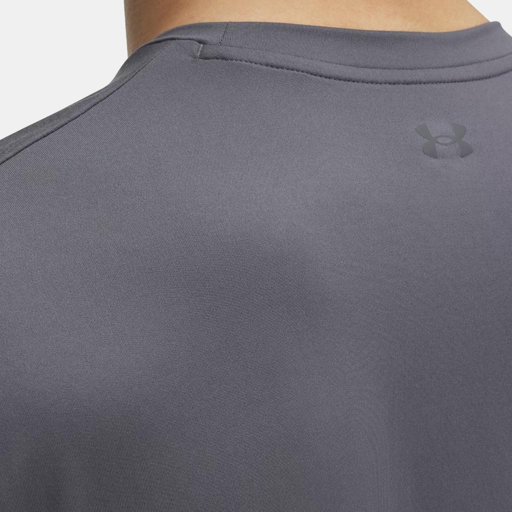 Under Armour Мужская дышащая влагоотводящая футболка с коротким рукавом, однотонная, с круглым вырезом, для активного отдыха 1387389-025