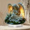 Angel Acrylic Sign Desktop Ornament 2D Flat Collectible Decorative Plaque Tabletop Decoration