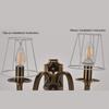 2PCS Clip On Design Lamp Cover 5.5 inch Height Small Lamp Shades Simple Lampshade  Floor Lamp