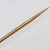CHANEL Brooch Safety pin Plated Gold/Rhinestone 5.2g Women Used