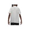 Jordan Мужская спортивная футболка-поло с коротким рукавом Nike Dri-Fit, однотонная, с логотипом, белая DZ0540-133