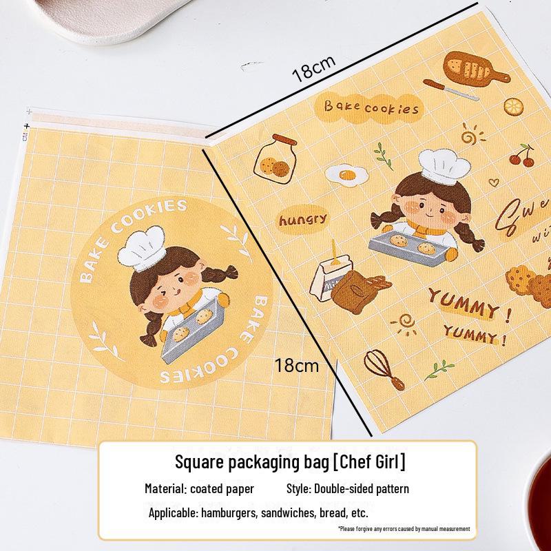 Съедобные рисовые шарики, блинчики для бургеров, маслостойкие пакеты, коробки для еды на вынос, мясные сэндвичи, уникальные рулеты для сэндвичей