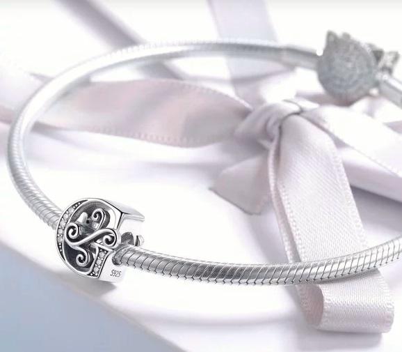 Charms Do Pandora Zawieszka Charms Litera G Srebro 925