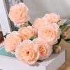 Simulated Flower Silk Peony Realistic Fake Flowers Artificial Flower Stems Decorative Silk Branches DIY Arrangements